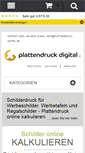 Mobile Screenshot of plattendruck-digital.de