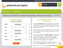 Tablet Screenshot of plattendruck-digital.de